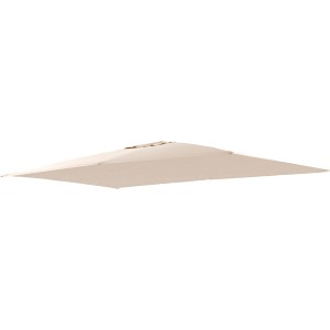 Telo di ricambio per ombrellone da balcone rettangolare Honolulu, beige, 300x200 cm.