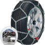 Catene da neve t.b.t. su pneumatico, con scatola di immagazzinaggio.