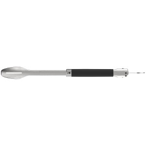 Pinza per grill Weber Premium, 46 cm, in acciaio inox con impugnatura antiscivolo nera.