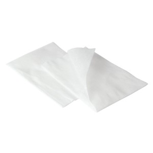 Panni di pulizia t.b.t. bianchi, piegati.