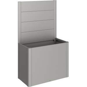Biohort Belvedere paravento per aiuola rialzata, grigio quarzo metallizzato, accessorio per aiuole rialzate.