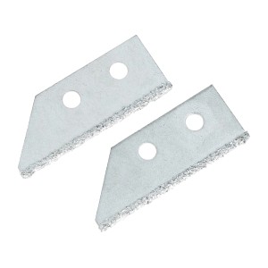 Lame di ricambio LUX Classic per pulisci fughe, set da 2, con inserti in metallo duro.