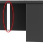 Pannello luminoso Biohort per casetta Neo, tetto laterale, grigio scuro metallizzato.