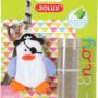 Zolux gioco per gatti pinguino pirata con erba gatta, gioco per gatti