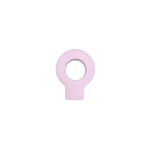 Fermaporta silicone Ø 6 cm rosa