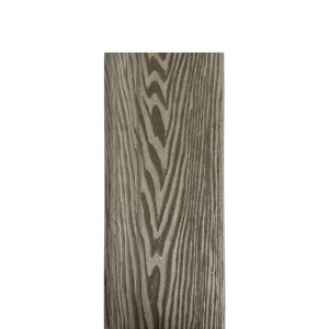 Piastrelle da esterno doga WPC WOOD double face grigio 161x2000 mm