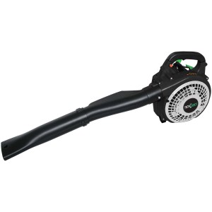 Soffiatore per foglie nero di t.b.t. per giardinaggio.