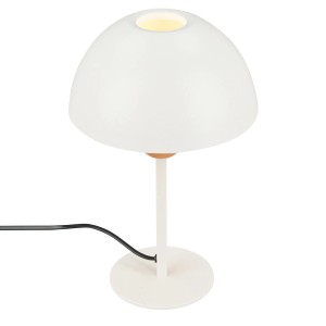 Lampada da tavolo Brilo E14 Attacco Ø 18,8x8,2 cm Grigio caldo-Caffè