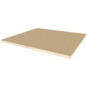 Pannello in legno per casetta da giardino, naturale.