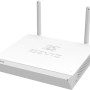 Dispositivo t.b.t. bianco per videosorveglianza con due antenne.