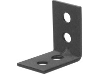 Staffe Angolari In Acciaio Zincato - 12 Pezzi 50x50x10x2 Mm, Per Riparare Mobili, Scaffali E Cassette Postali - Foto 11