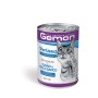 Gemon cibo umido per gatti sterilizzati con tonno e pesce bianco, lattina.