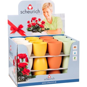 Scheurich vaso 920, 9 cm, in vari colori. Vasi in ceramica per interni.