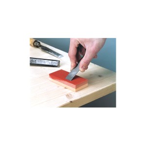 Pietra per affilare LUX Comfort per utensili, grana 400/180, rosso/beige.