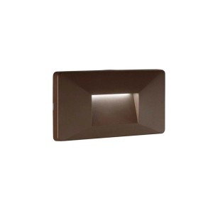 Segnapassi LED BREEN policarbonato per alloggio 506 con CCT IP65 380lm 4W bronzo