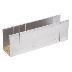 LUX Squadra per tagli obliqui in alluminio Comfort per tagli precisi a 45° e 90°.