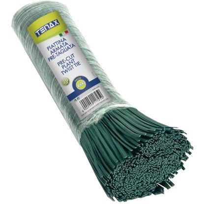 Piattina in PVC, 20 cm, colore verde