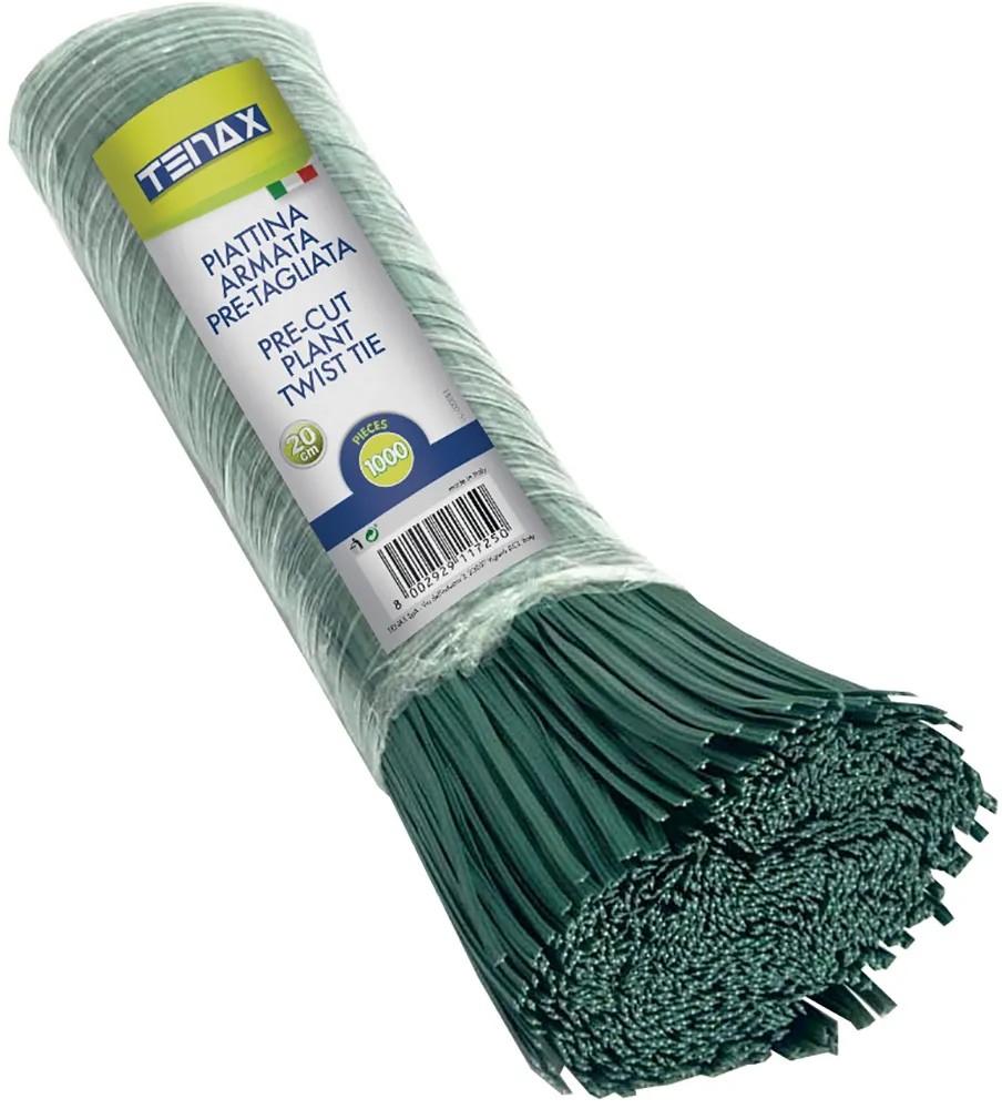 100 Fascette In PVC Per Piante - Legatura Verde, 20 Cm - Ideali Per Giardinaggio - Foto 9