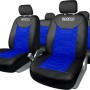 t.b.t. Coprisedili auto Sparco neri e blu per accessori interni auto.