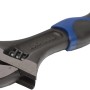 Chiave inglese LUX 200 mm con impugnatura comfort blu e nera, regolazione continua.