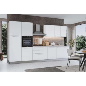 Cucina completa Iris 360 cm dx bianco opaco