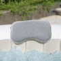 Set cuscini poggiatesta imbottiti Bestway LAY-Z-SPA, grigi, per comfort e relax nella vasca idromassaggio.
