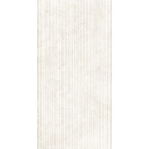 Piastrella per pavimenti chiara con fine texture a coste.
