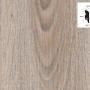 Battiscopa Rovere Silver, 60x20x2600 mm, decoro su supporto HDF, per un facile montaggio con clip.