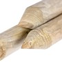 Pali in legno per recinzioni, naturali, appuntiti.