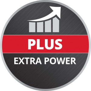 Simbolo "Plus Extra Power" per batteria per elettroutensili t.b.t.