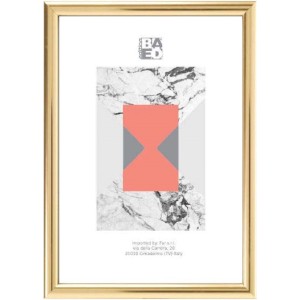 Cornice dorata per foto o stampe artistiche.