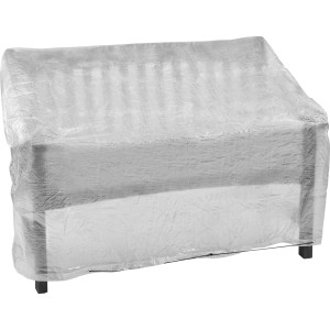 Copertura trasparente per mobili da giardino per la protezione dagli agenti atmosferici.