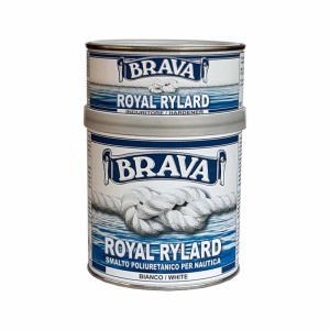 Smalto poliuretanico bicomponente bianco brillante legno metallo 750 ml