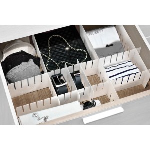 Organizzatore per cassetti t.b.t. per vestiti e accessori nell'armadio.