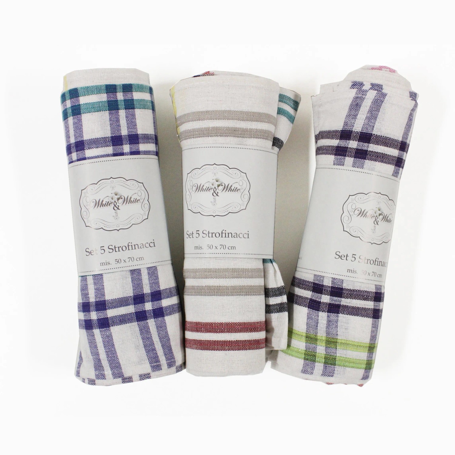 Strofinacci da cucina in cotone colori assortiti 5 pz acquista da OBI