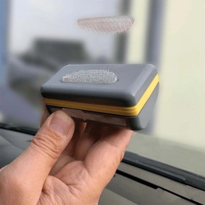 t.b.t. lavavetri per finestrini auto, grigio/giallo.