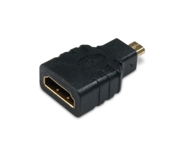Adattatore Micro HDMI Da HDMI Femmina A Micro HDMI Maschio – Nero, Contatti Dorati, Universale