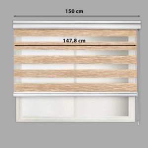 Tenda a rullo top Night & Day 150x250 cm marrone