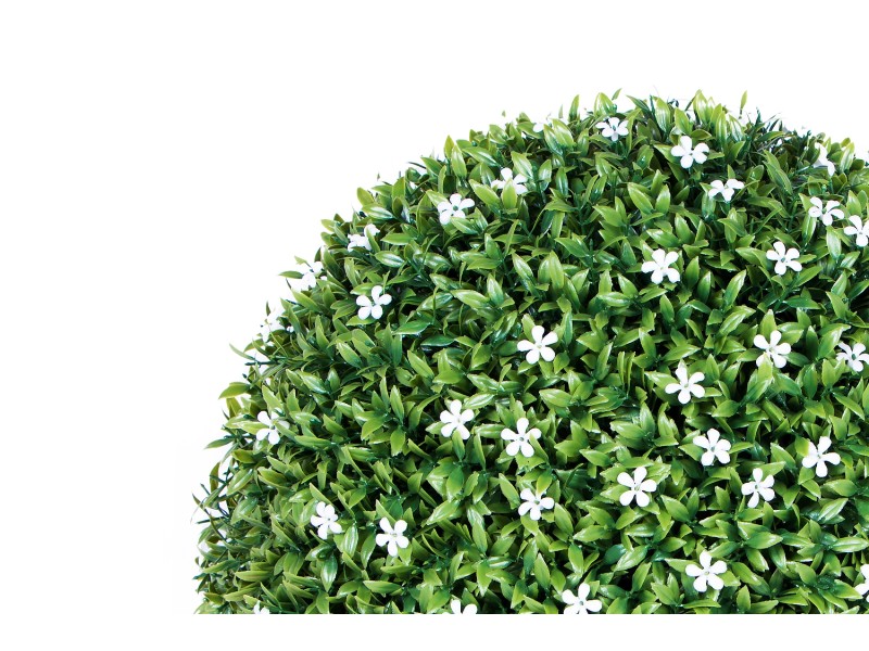 Siepe artificiale con traliccio estensibile acero verde 1x2 m