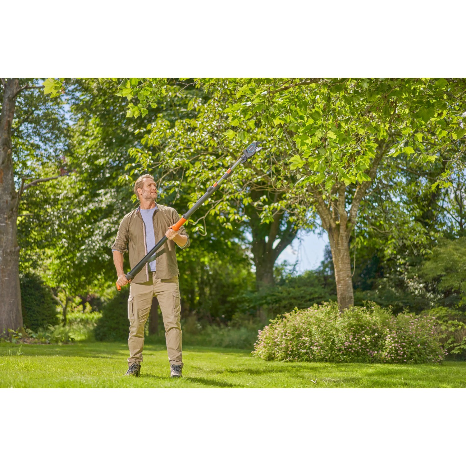 GARDENA TeleCut Pro L - Troncarami Telescopico Per Rami Freschi, Taglio Fino A 50 Mm - Foto 9