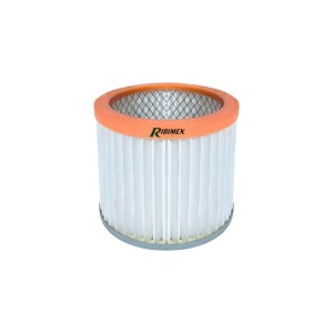 Cartuccia filtro Ribimex, cilindrica, per aspirapolvere e attrezzature di pulizia.