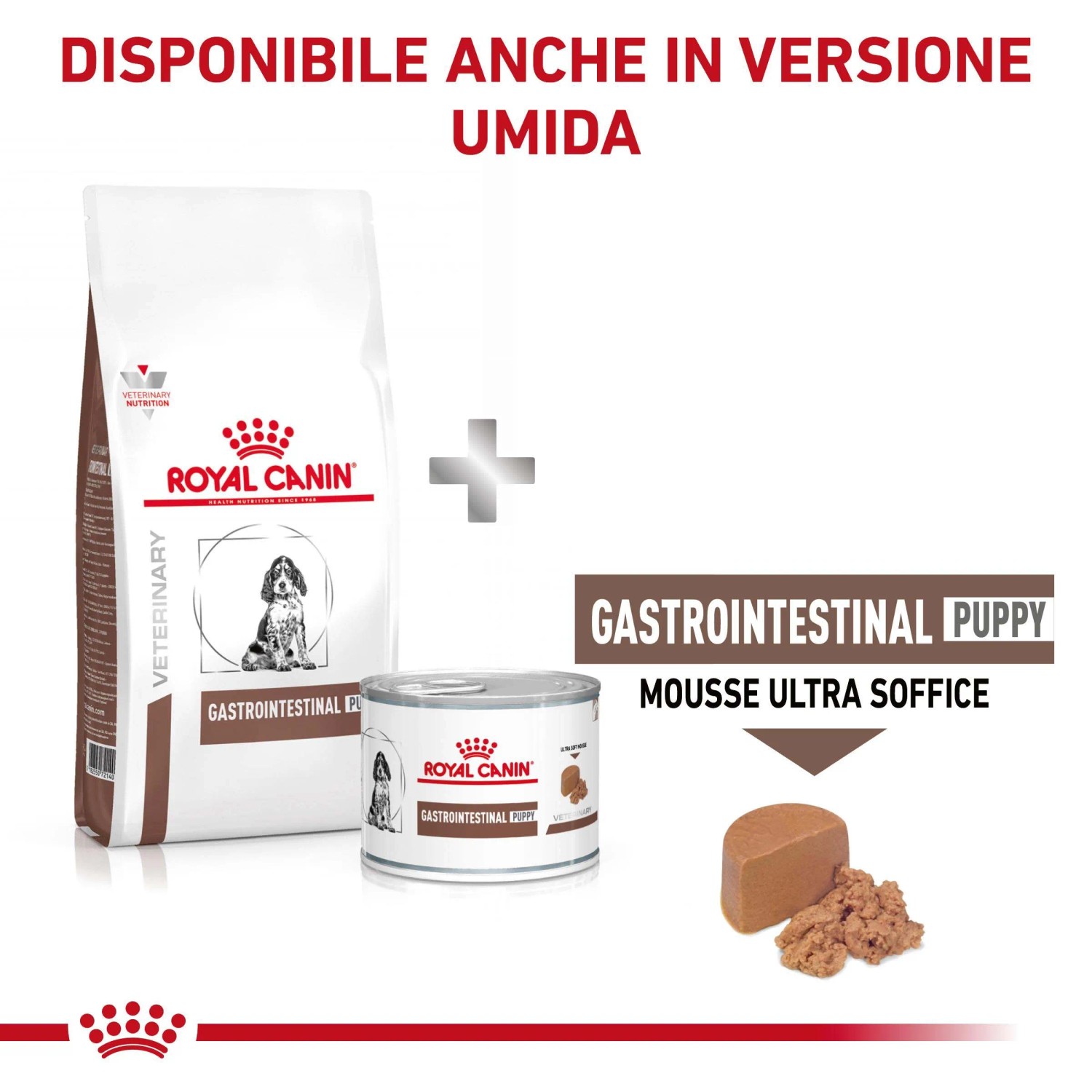 Royal Canin Gastrointestinal Puppy: Alimento secco e umido per cuccioli con problemi digestivi.