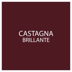 Campione colore: Vernice marrone castagna lucida per spray speciali.