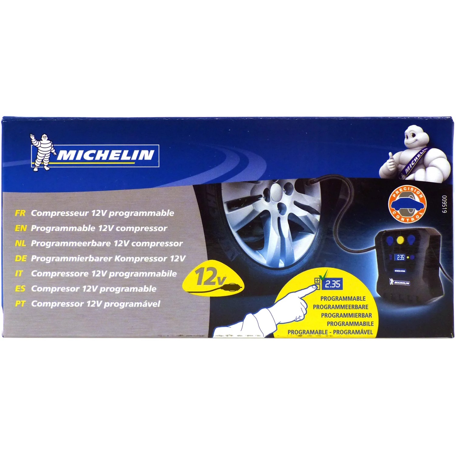 Compressore programmabile Michelin 12V per accessori auto.