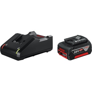 Bosch Professional Set avviamento batteria: batteria 18V 4Ah e caricabatterie GAL 18V-40.