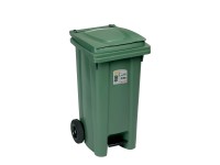 Pattumiera A Pedale Urban Eco 60 Litri Verde - Stefanplast, Made In Italy - Foto 11