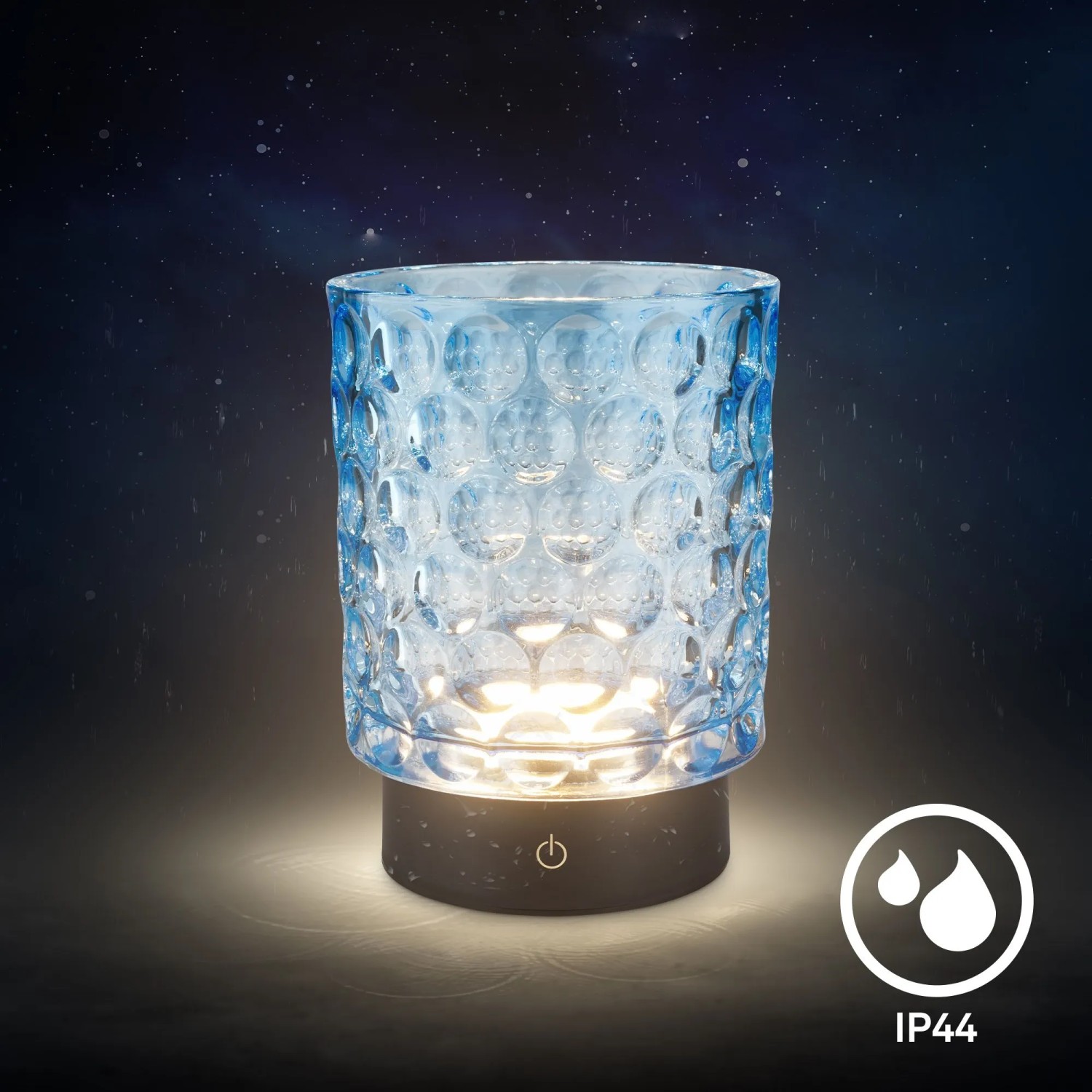 Lampada da tavolo LED Sunora 150 lm bianco caldo H 15 cm blu_8