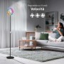 Lampada LED da terra Windy con ventilatore 1380 lm luce calda metallo nero_5
