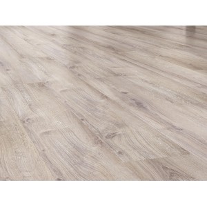Pavimento laminato Comfort Rovere Naturale, spessore 7 mm, con texture e venature del legno.