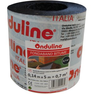 Rotolo di nastro bituminoso t.b.t. per sigillature nell'edilizia.